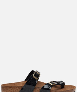 Mayari Magic Snake slippers zwart