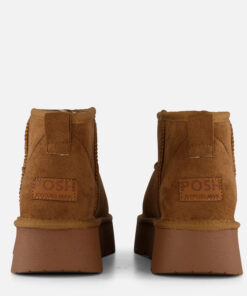 Alternative view of POSH by Poelman Gevoerde boots glitter cognac