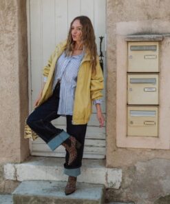 Posh by Poelman Chelsea boots met hak bruin Pu