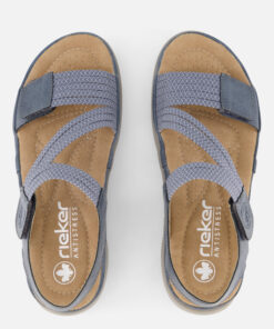 Alternative view of Rieker Sandalen blauw Textiel