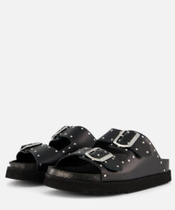 Scholl Beatriz Slippers zwart Leer