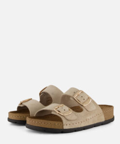 Alternative view of Scholl Bora 2 Buckles beige Suède