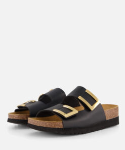 Alternative view of Scholl Monterey Slippers zwart Synthetisch