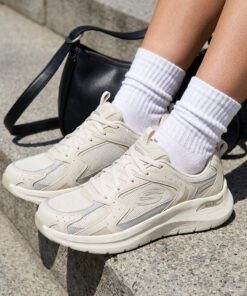 Skechers Arch Fit 2.0 Sneakers beige Textiel
