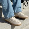 Skechers Hotshot Sneakers beige Textiel