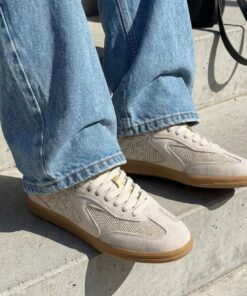 Skechers Hotshot Sneakers beige Textiel