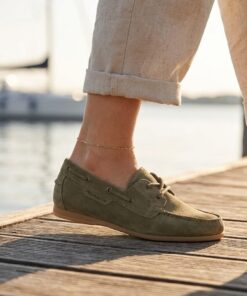 Tamaris Bootschoenen groen Suède