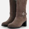 Tamaris Enkellaarsjes taupe Suede