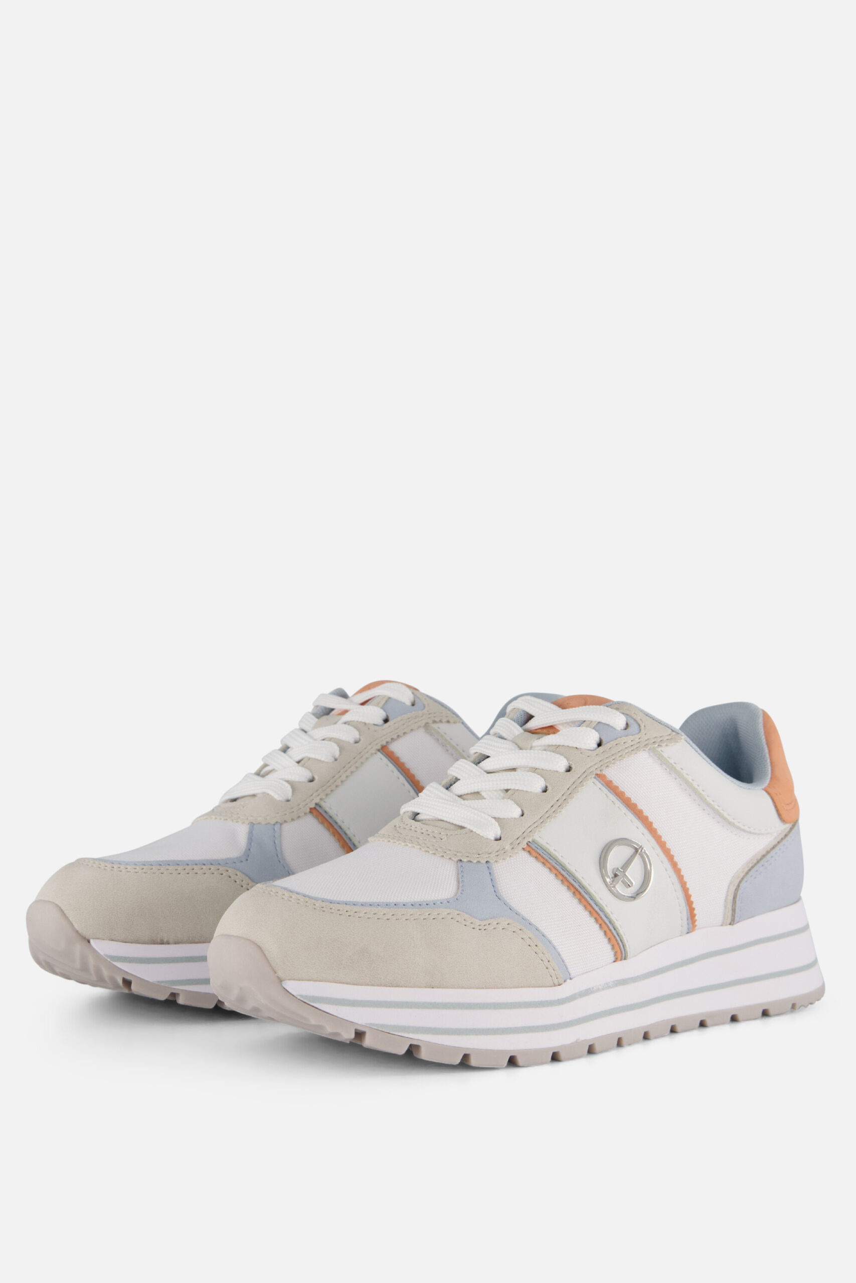 Tamaris Essentials Sneakers beige Textiel - Image 2