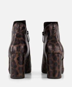 Alternative view of Tamaris Leopard Enkellaarsjes bruin Textiel