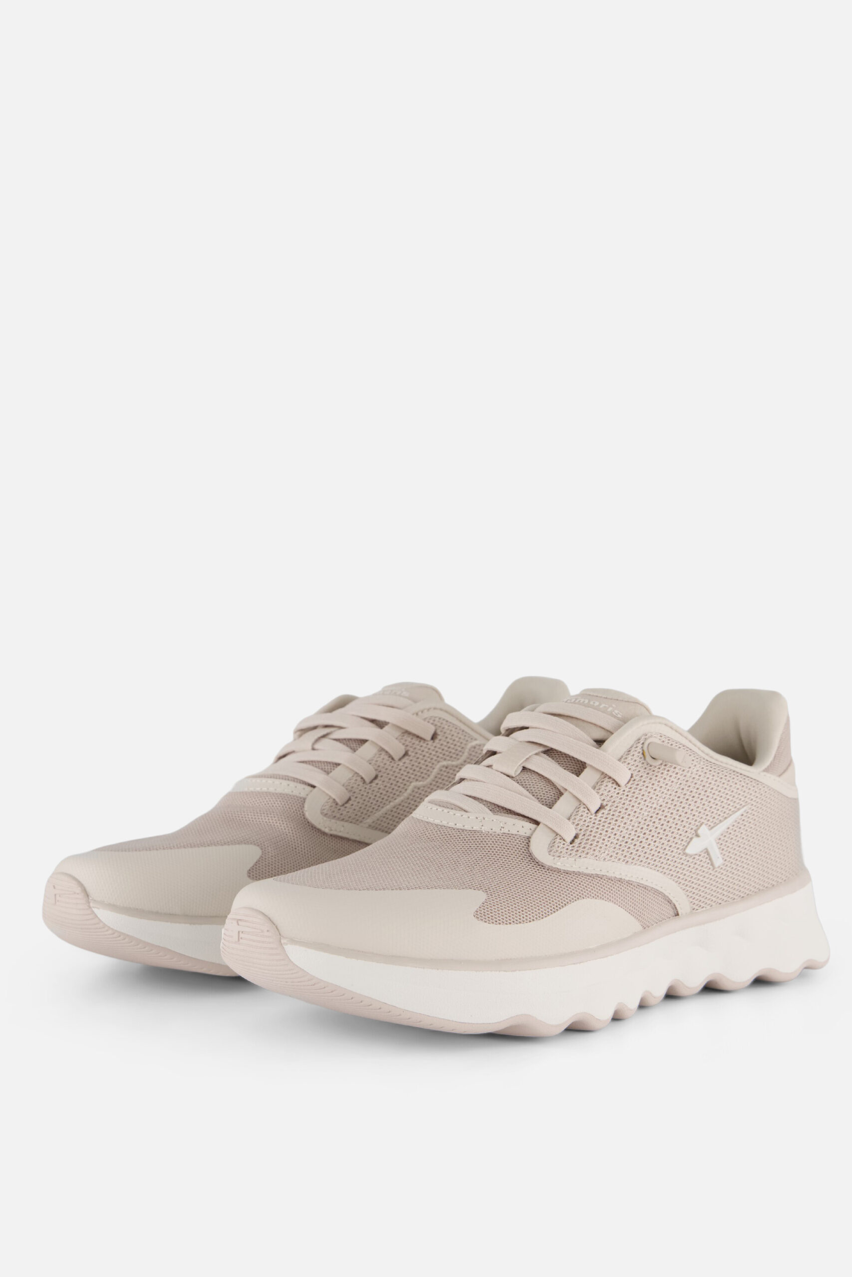 Tamaris Light Weight Sneakers beige Textiel - Image 2