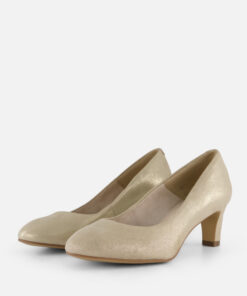 Tamaris Pumps beige Leer
