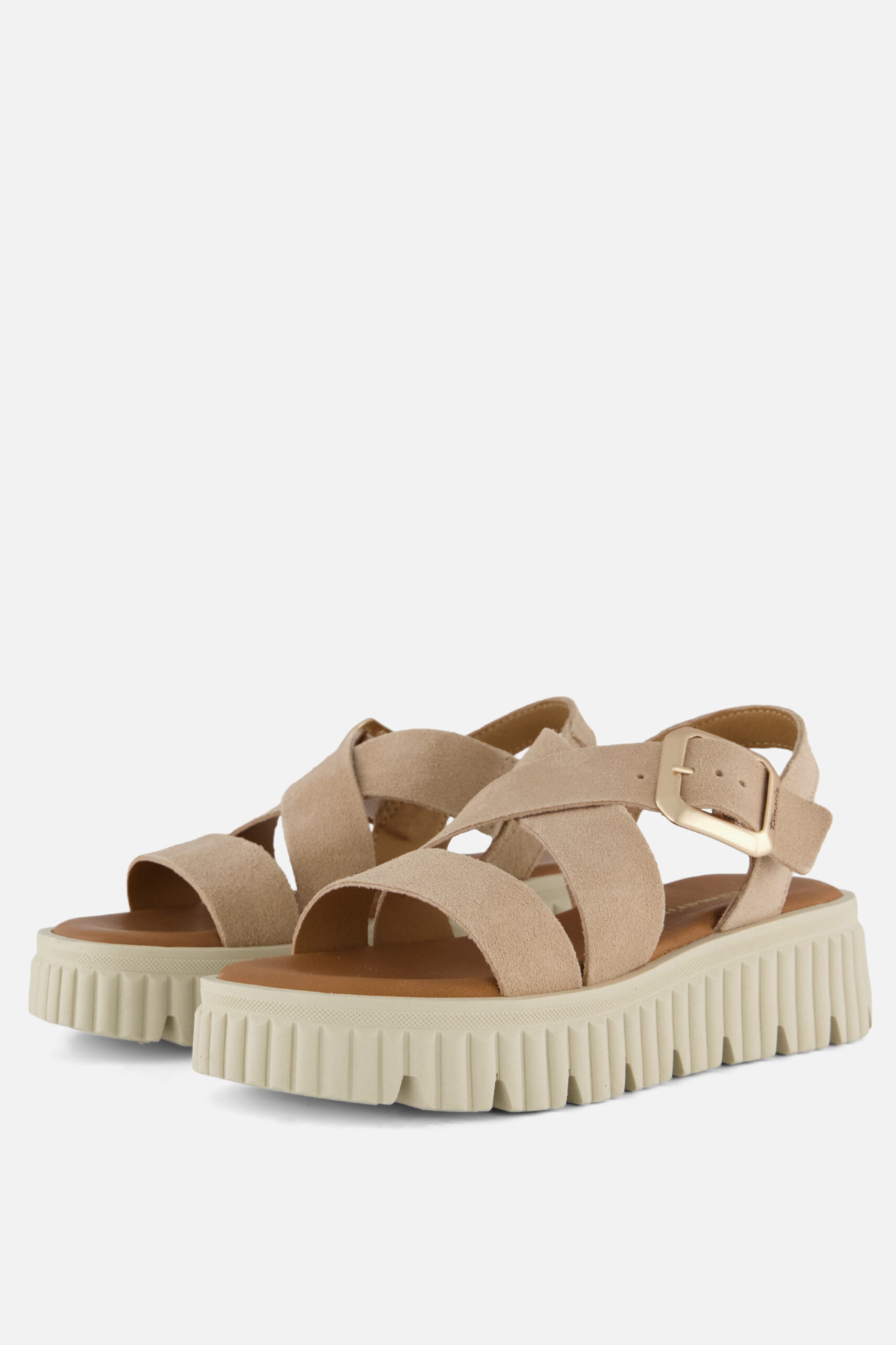 Tamaris Sandalen beige Suède - Image 2