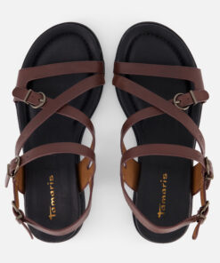 Alternative view of Tamaris Sandalen bruin Leer