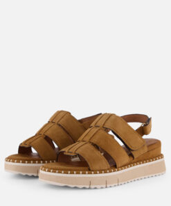 Tamaris Sandalen cognac Suède