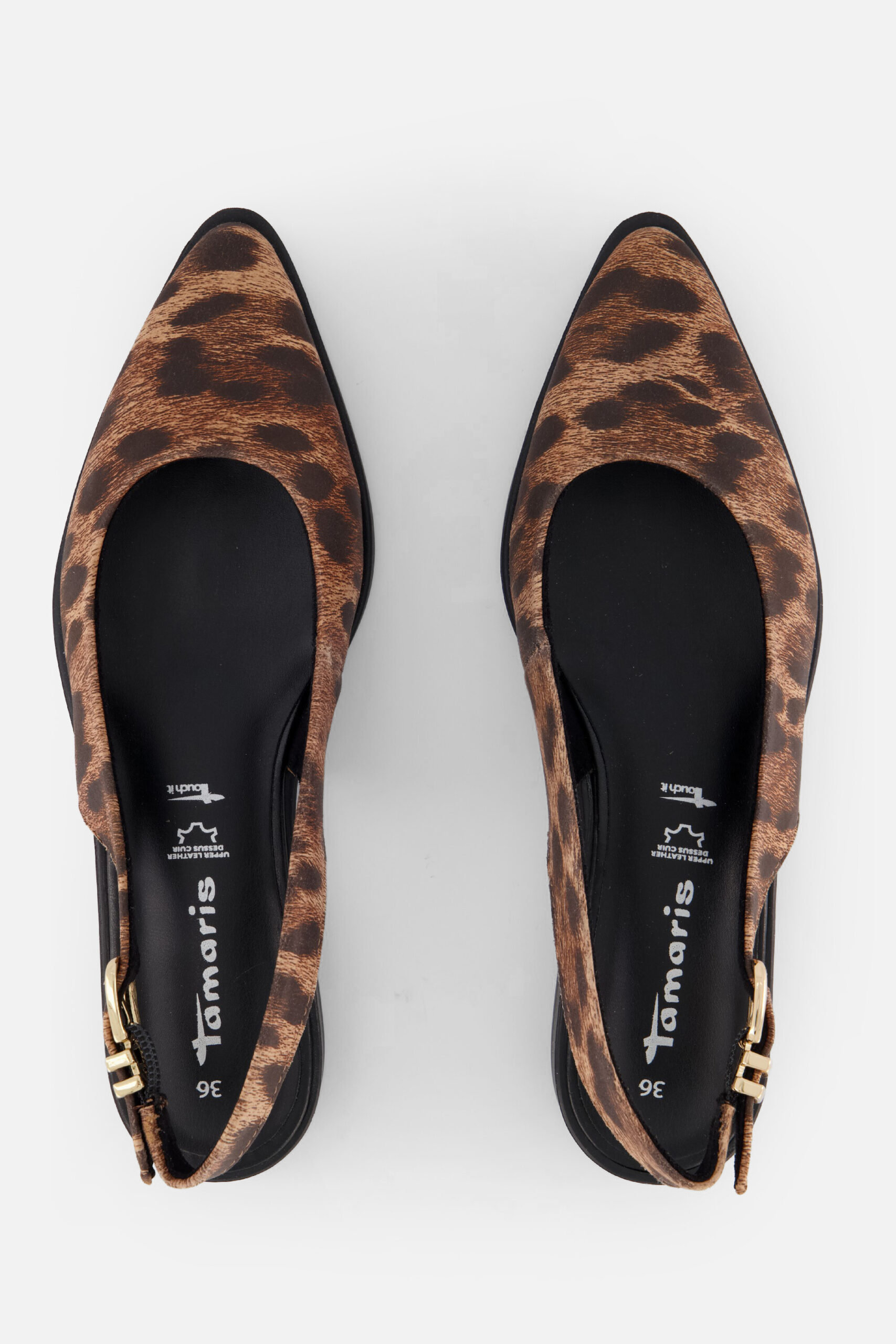 Tamaris Slingbacks bruin Panterprint Leer - Image 2