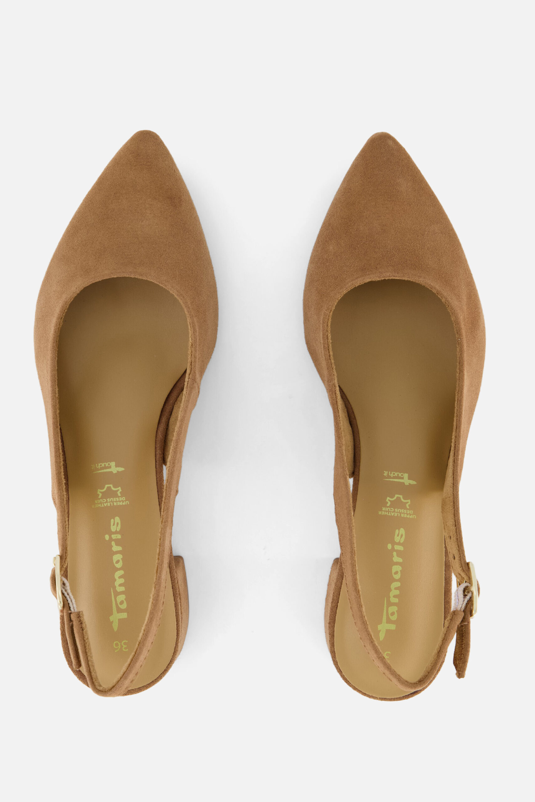 Tamaris Slingbacks cognac Suède - Image 3