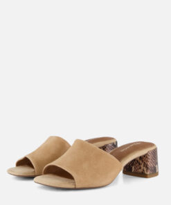 Alternative view of Tamaris Slippers Met Hak beige Suède