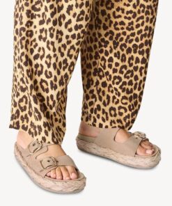 Tamaris Slippers beige Leer