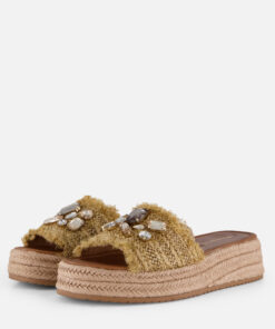 Alternative view of Tamaris Slippers beige Textiel