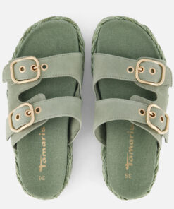 Alternative view of Tamaris Slippers groen Leer