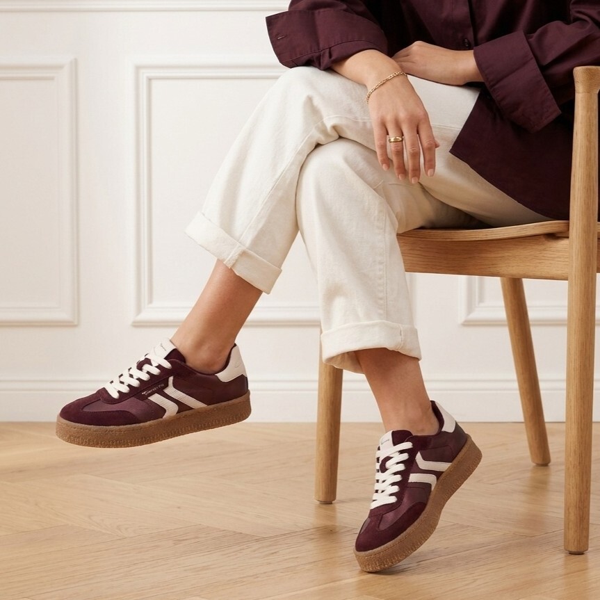 Tamaris Sneakers bordeauxrood