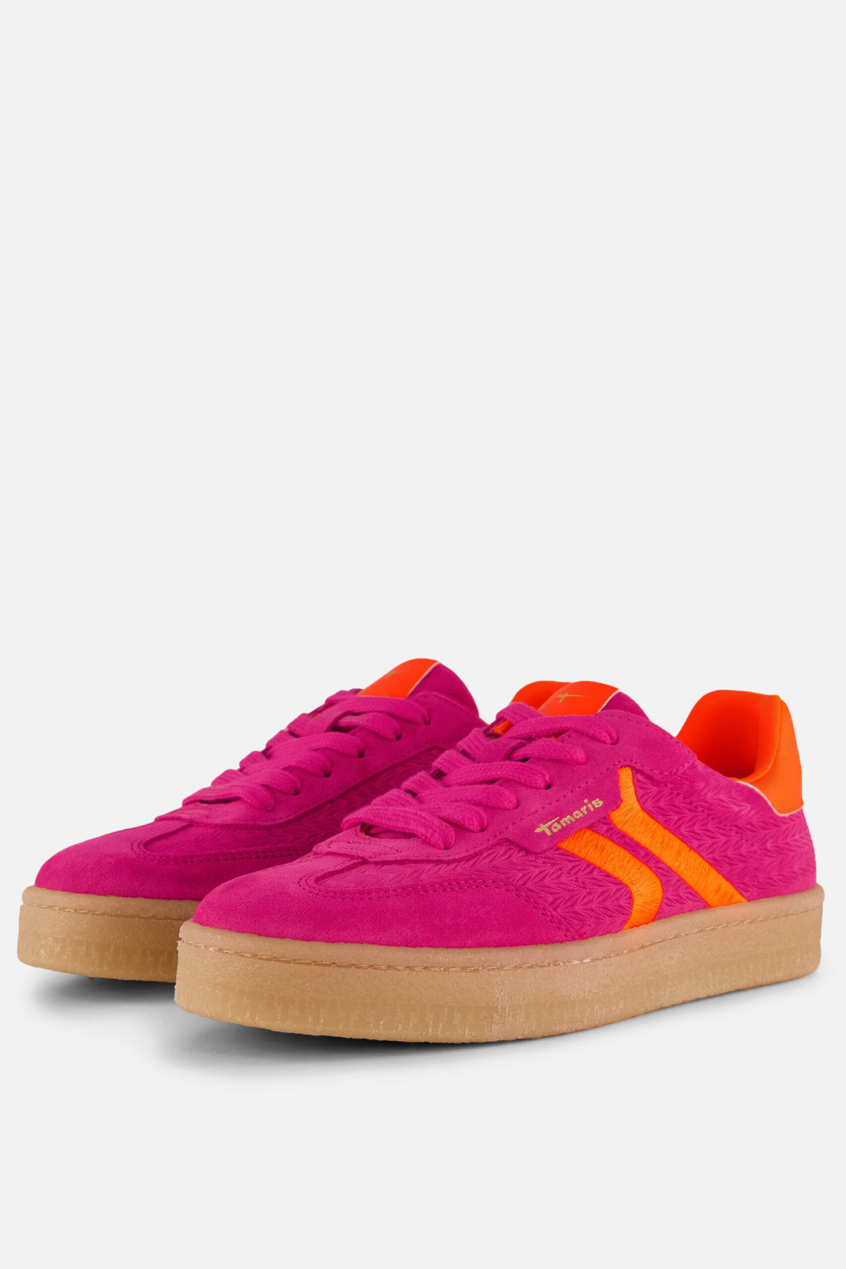 Tamaris Sneakers roze Suède - Image 3