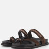 Tamaris Toe Loop Slippers bruin Suède