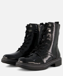 Tamaris Veterboots zwart Lak