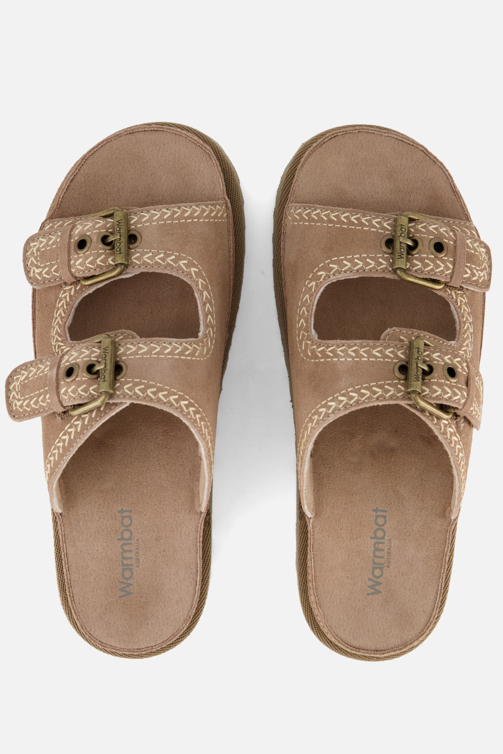 Warmbat Balgarup Exclusief Slippers taupe Suède - Image 2