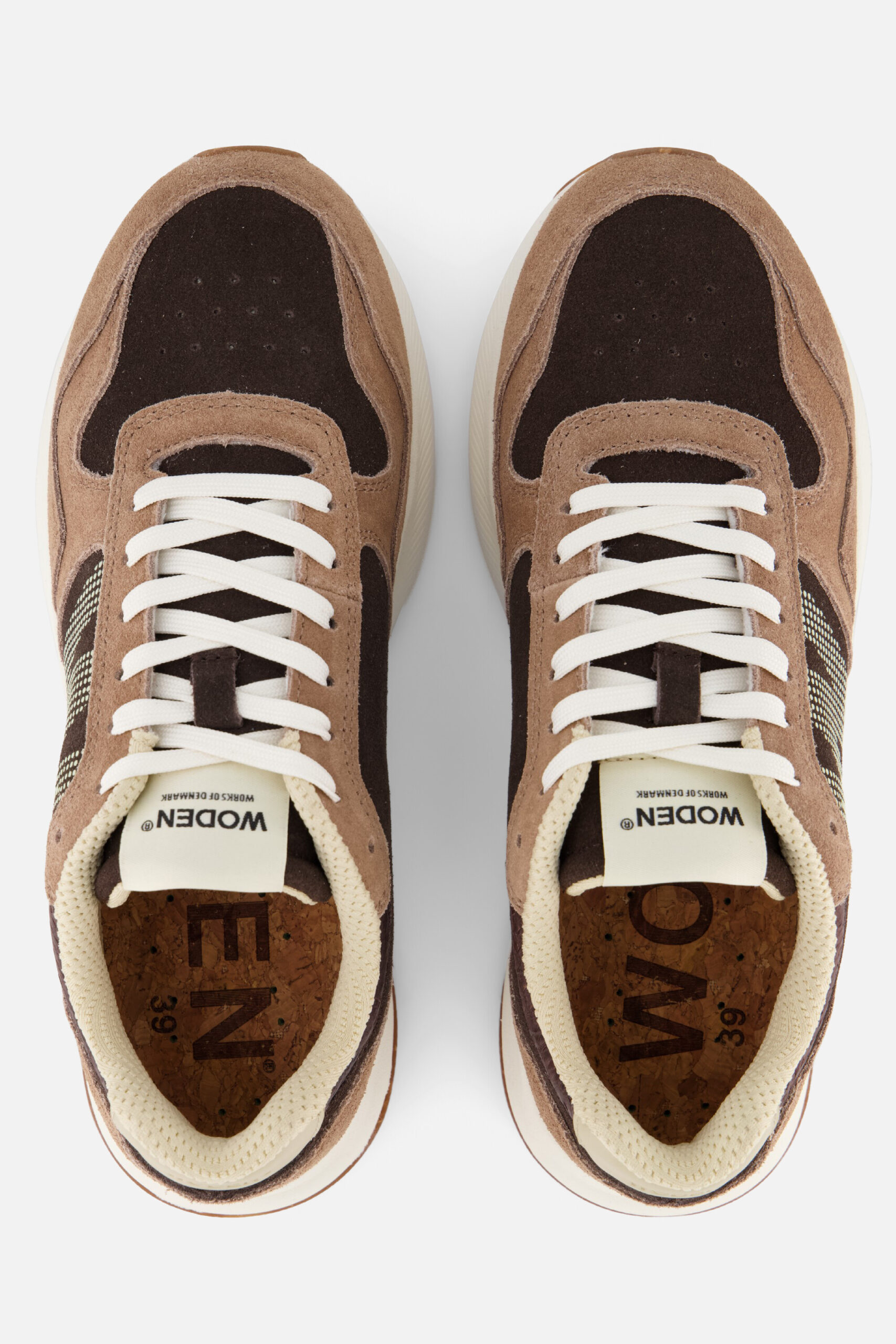 Woden Mathilde Runner Sneaker bruin Leer - Image 3