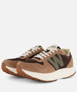 Woden Mathilde Runner Sneaker bruin Leer