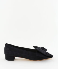 Loeffler Randall ballerina's Noa Bow NOA-MO-BLACK black